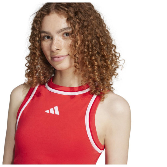 Adidas Γυναικεία αμάνικη μπλούζα Essentials Color-Pop Crop Tank Top